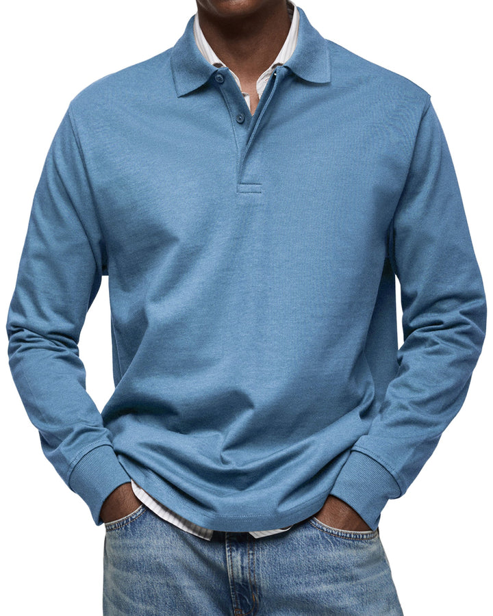 Winston | Classic Long Sleeve Polo Shirt