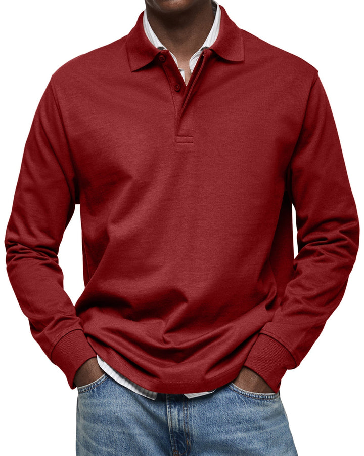 Winston | Classic Long Sleeve Polo Shirt