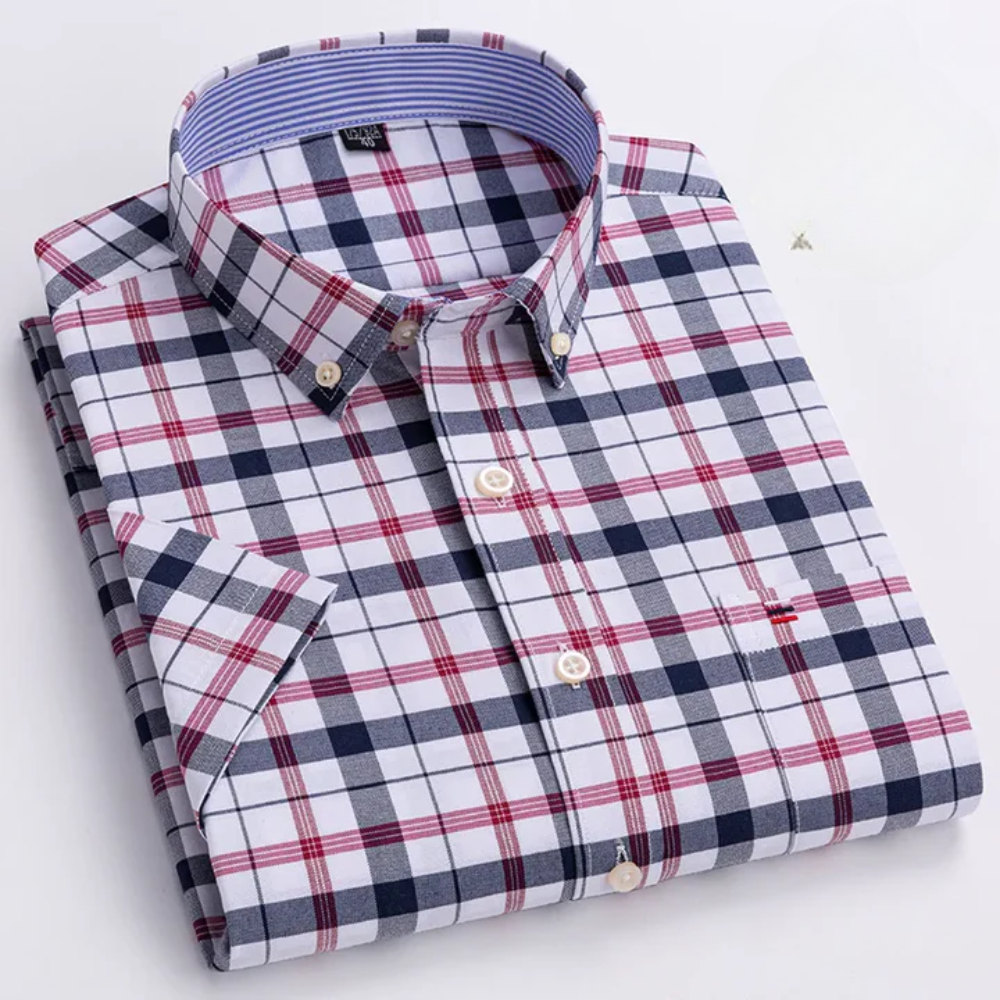 Gideon | Classic Cotton Shirt With Pattern