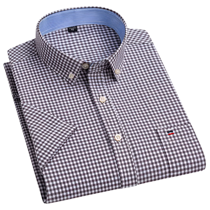 Gideon | Classic Cotton Shirt With Pattern