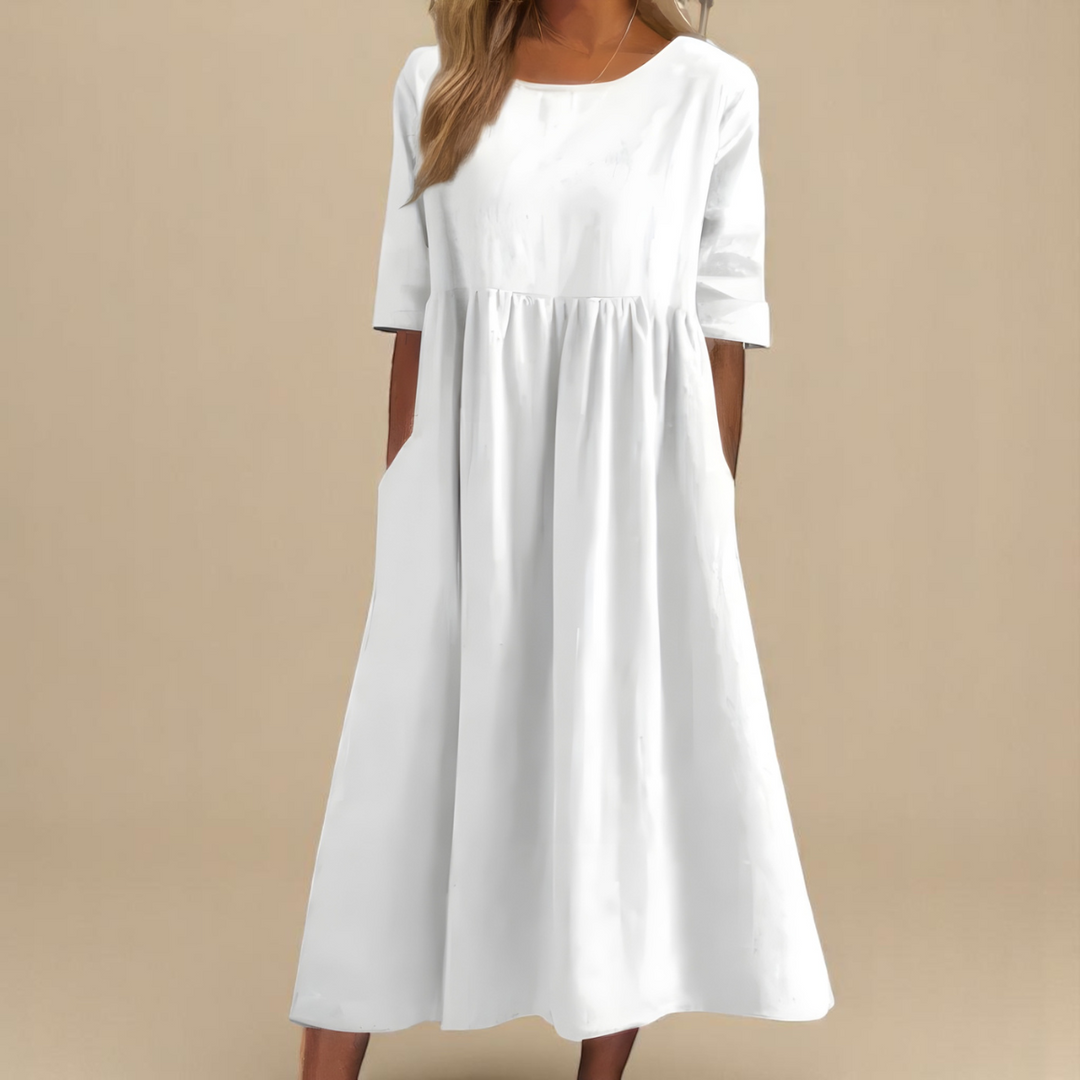 Amira | Flattering Cotton Dress