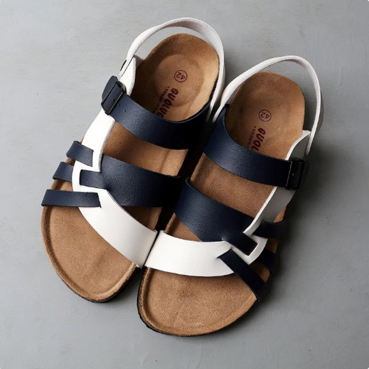Avelyn | Classic Leather Sandals with Orthopaedic Comfort