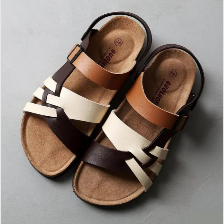 Avelyn | Classic Leather Sandals with Orthopaedic Comfort