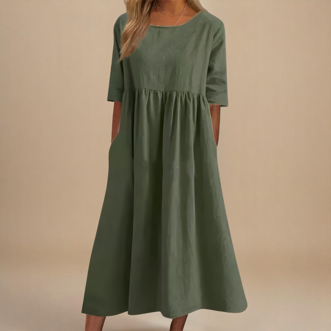 Amira | Flattering Cotton Dress