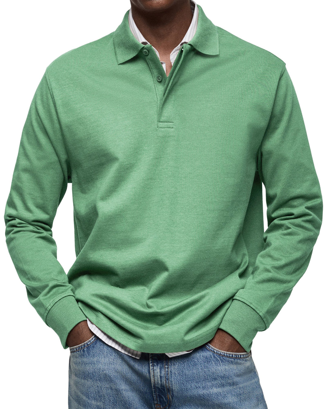 Winston | Classic Long Sleeve Polo Shirt