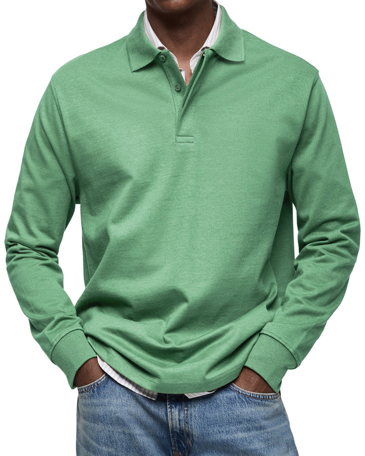 Winston | Classic Long Sleeve Polo Shirt