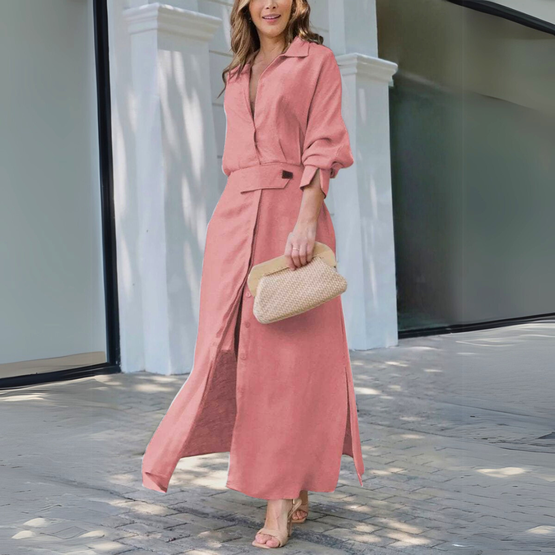 Davina | Timeless Elegant V-Neck Maxi Dress