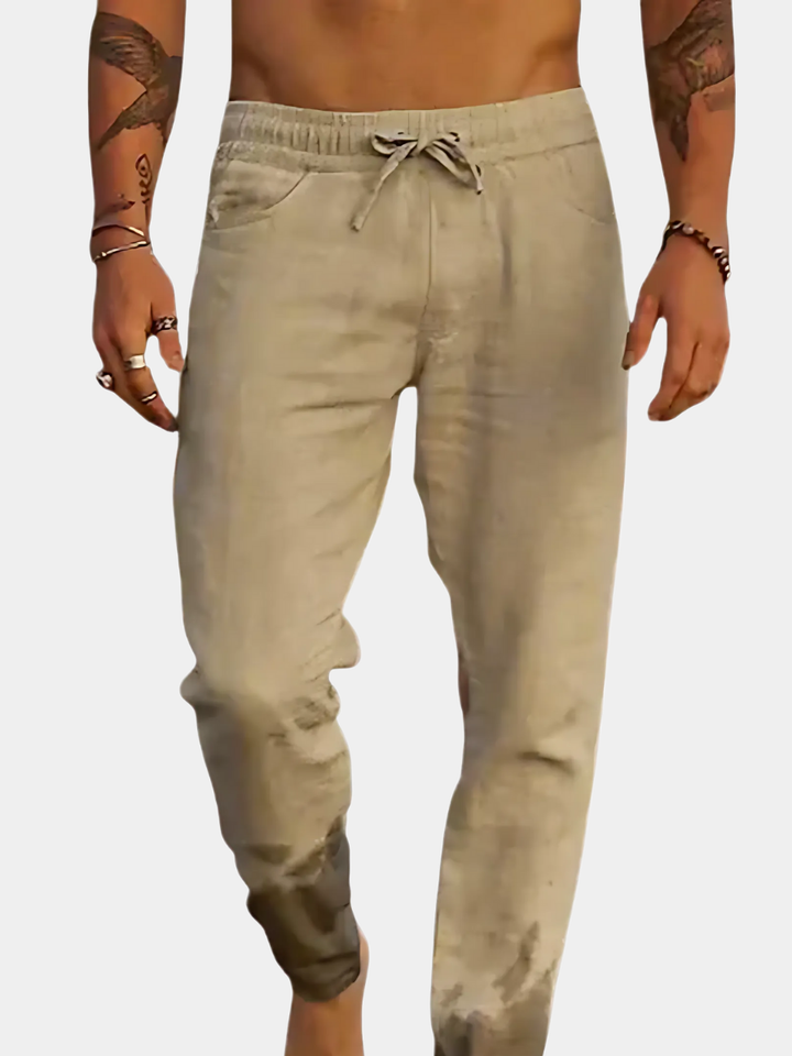 Elvis | Airy Linen Trousers