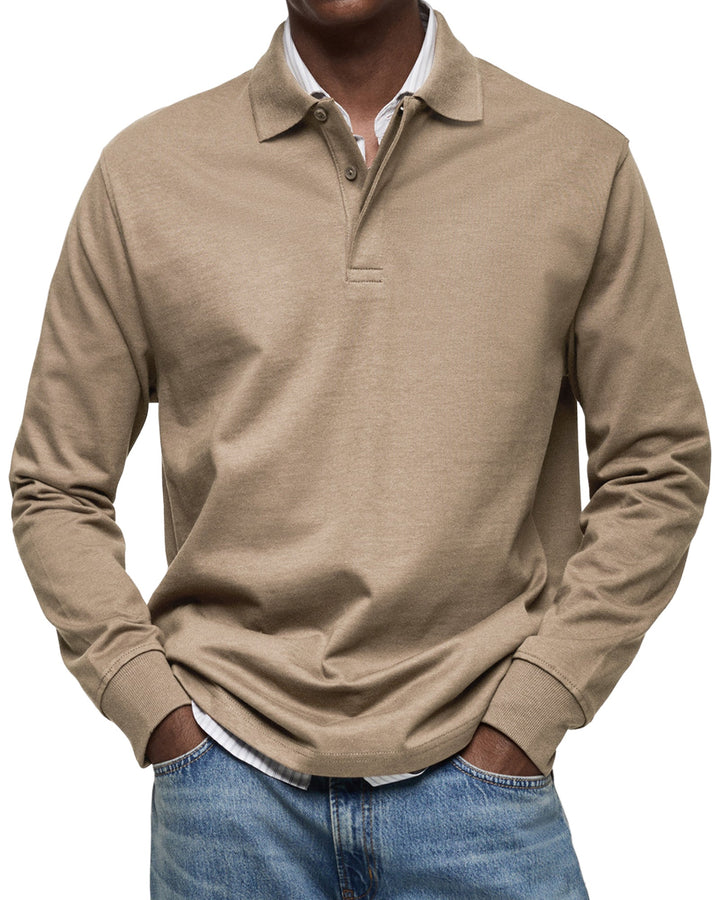 Winston | Classic Long Sleeve Polo Shirt