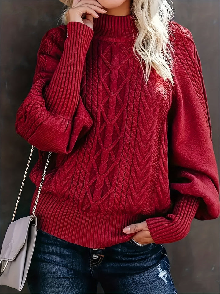 Auren | Relaxed Long-Sleeve Knit Sweater