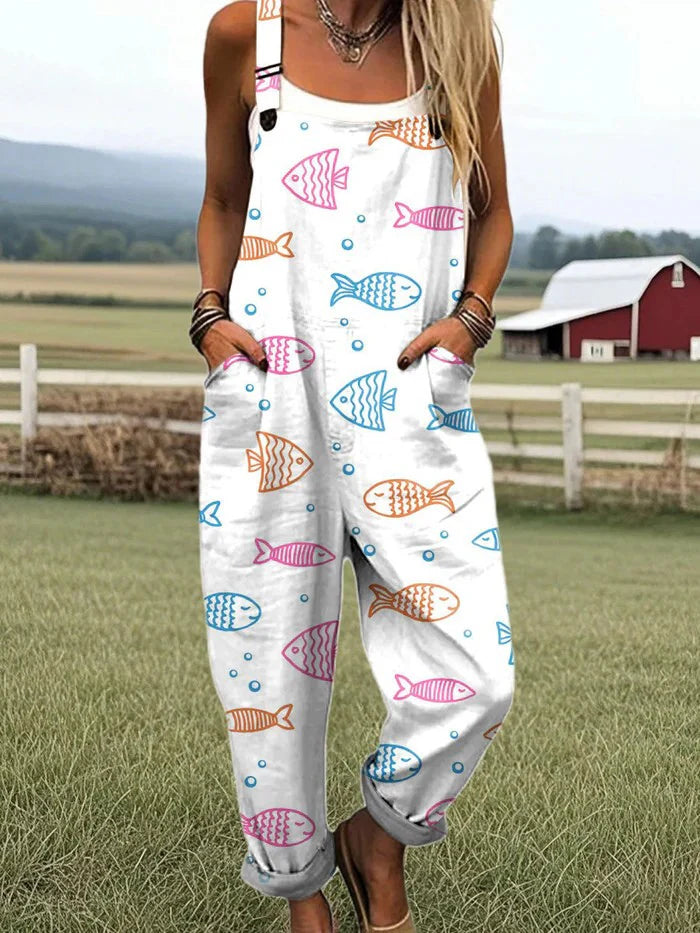 Elodie | Vintage Bloom Wide-Leg Jumpsuit