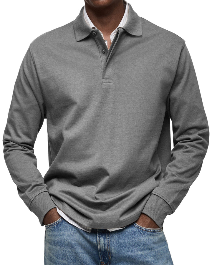 Winston | Classic Long Sleeve Polo Shirt