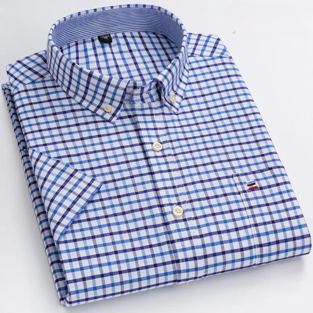Gideon | Classic Cotton Shirt With Pattern