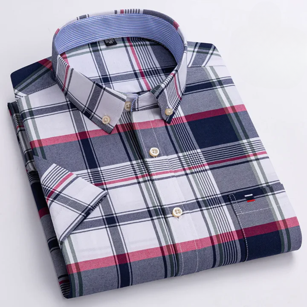 Gideon | Classic Cotton Shirt With Pattern