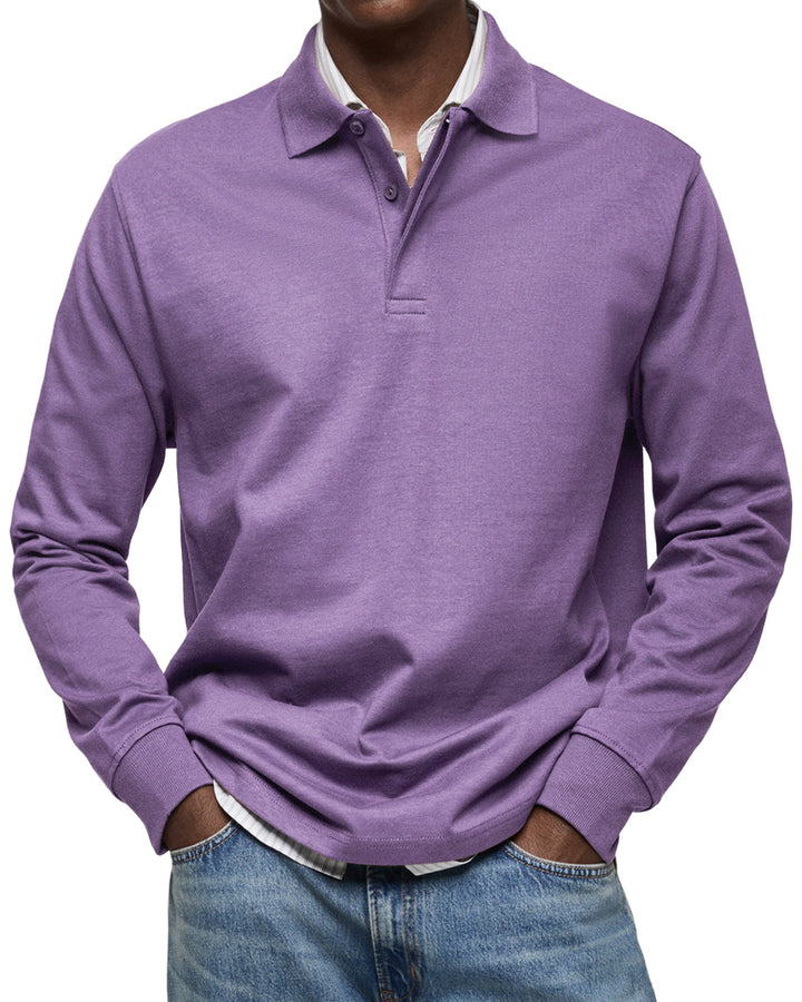 Winston | Classic Long Sleeve Polo Shirt