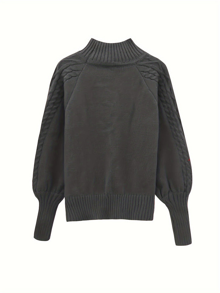 Auren | Relaxed Long-Sleeve Knit Sweater