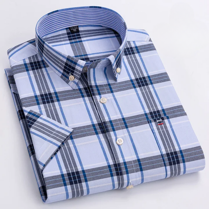 Gideon | Classic Cotton Shirt With Pattern