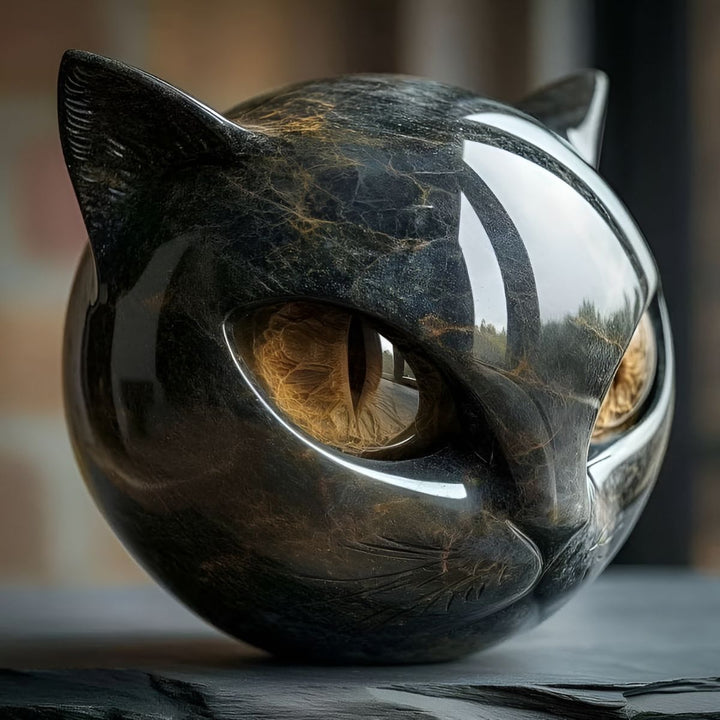 Zerel | Black Cat Sculpture