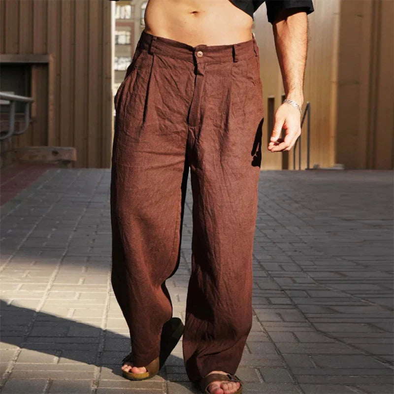 Dexter | Wide-Leg Linen Pants
