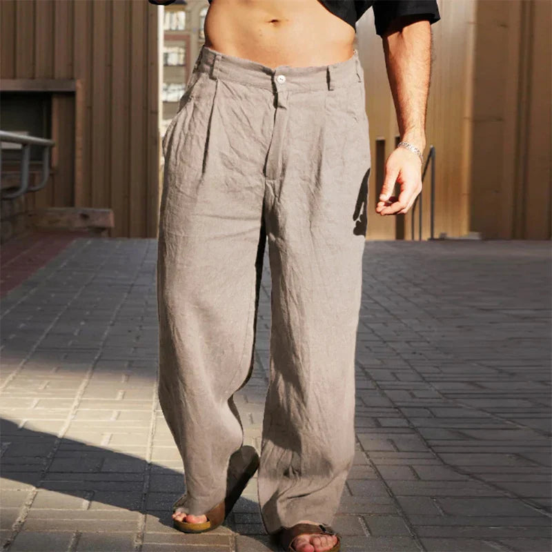 Dexter | Wide-Leg Linen Pants