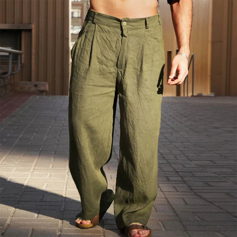 Dexter | Wide-Leg Linen Pants