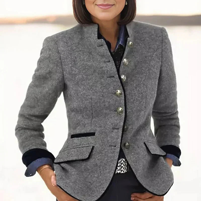 Zivara | Elegant Short Jacket with Pockets