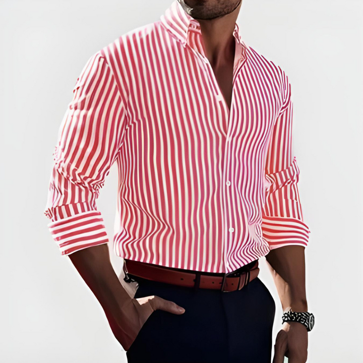 Baxter | Vertical Striped Button-Up
