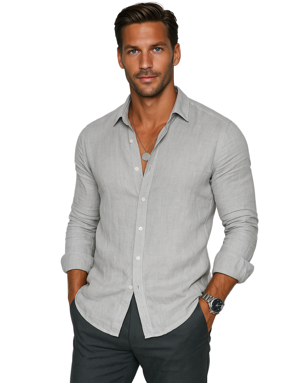Duncan | Casual Linen Shirt