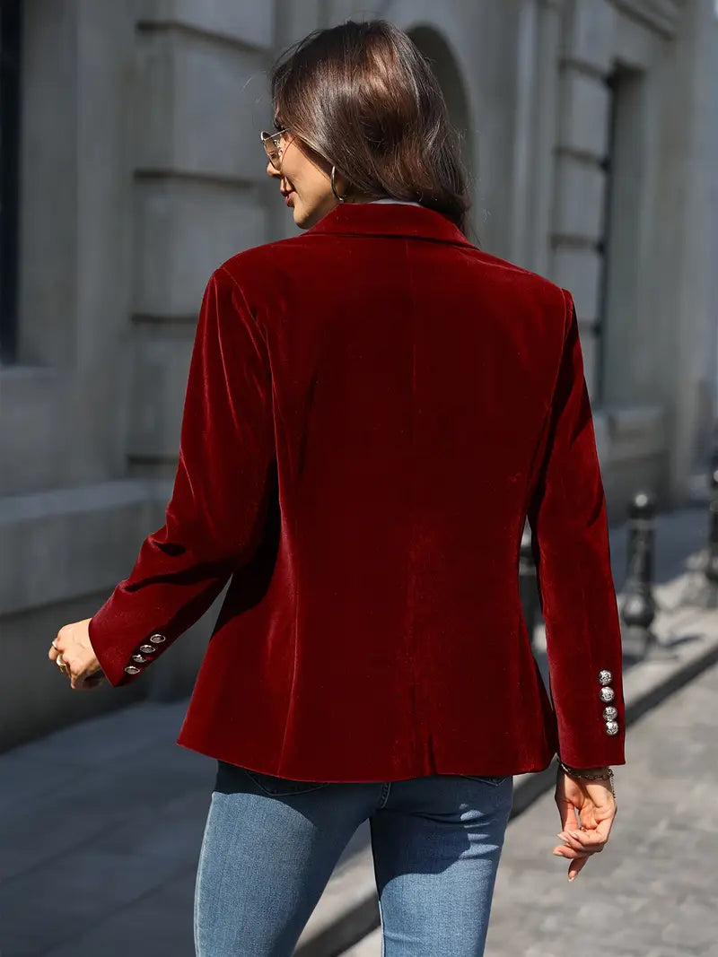 Sylva | Elegant Velvet Blazer