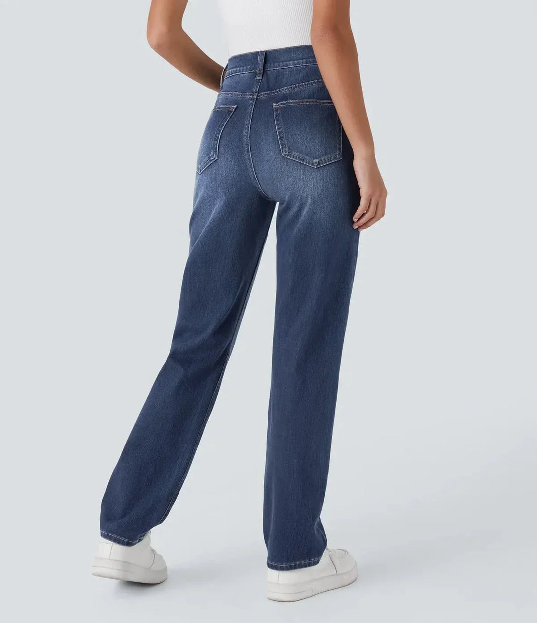 Genese | Elastic and comfortable high-waisted trousers