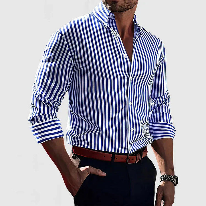 Baxter | Vertical Striped Button-Up