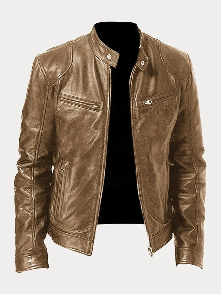 Darian | Sleek Leather Jacket