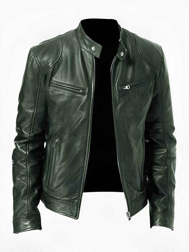 Darian | Sleek Leather Jacket