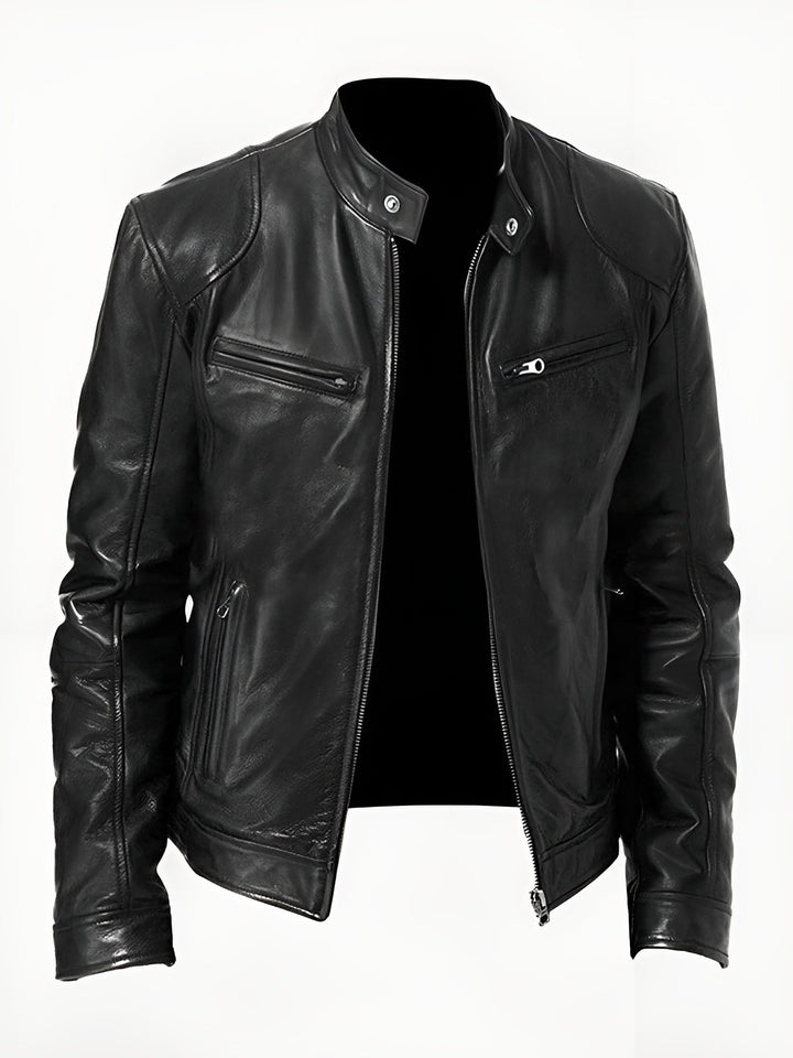 Darian | Sleek Leather Jacket
