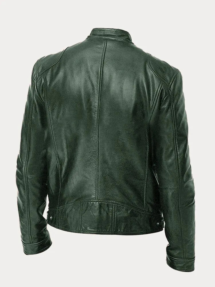 Darian | Sleek Leather Jacket