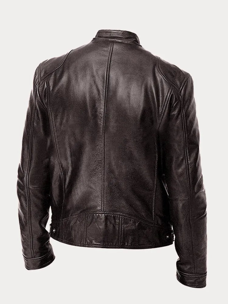 Darian | Sleek Leather Jacket